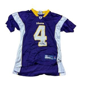 Reebok NFL Minnesota Vikings Brett Favre #4 Youth Jersey Size M (10-12)